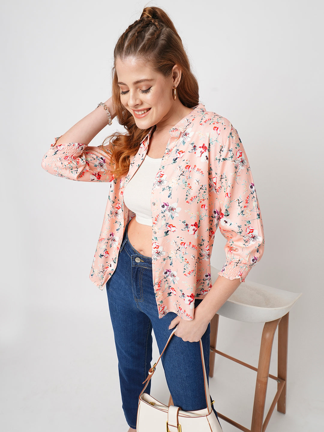 Women Floral Printed Shirt