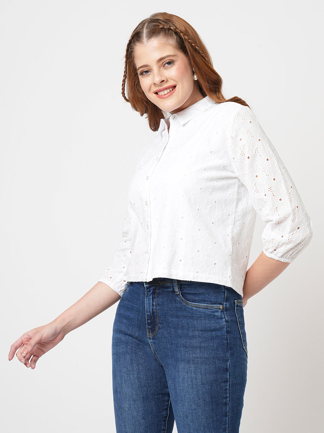 Women Schiffli Shirt
