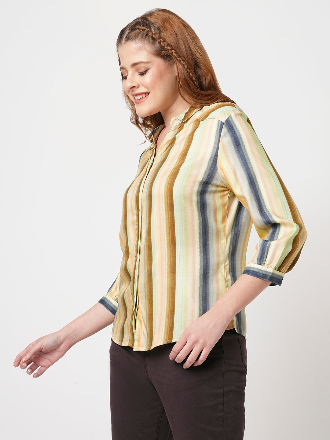 Women Striped Shirt