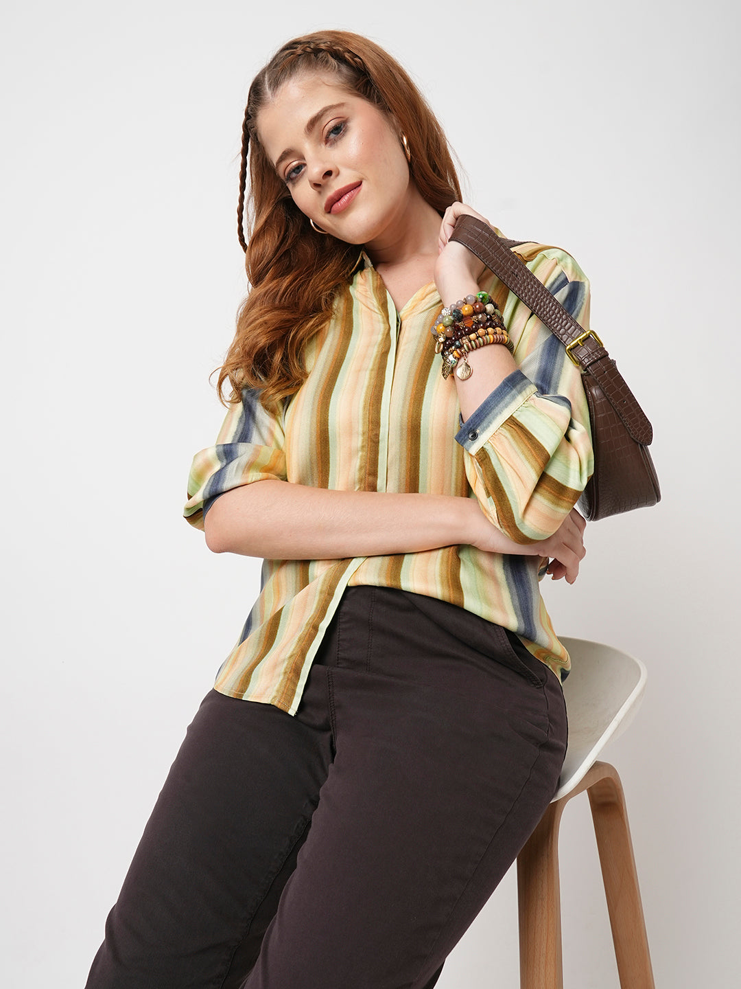 Women Striped Shirt