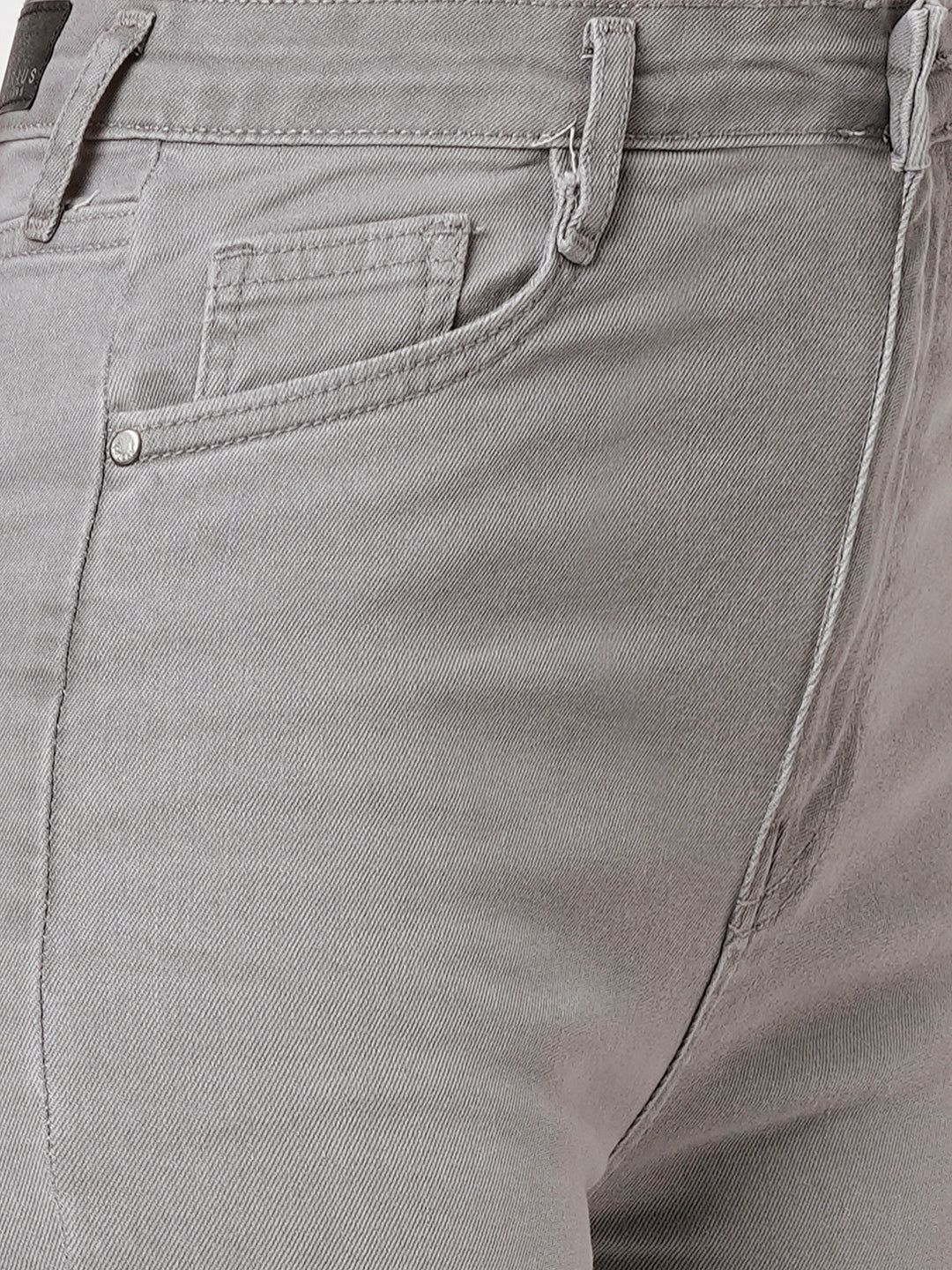 Women Grey High-Rise Loose Straight Fit Jeans