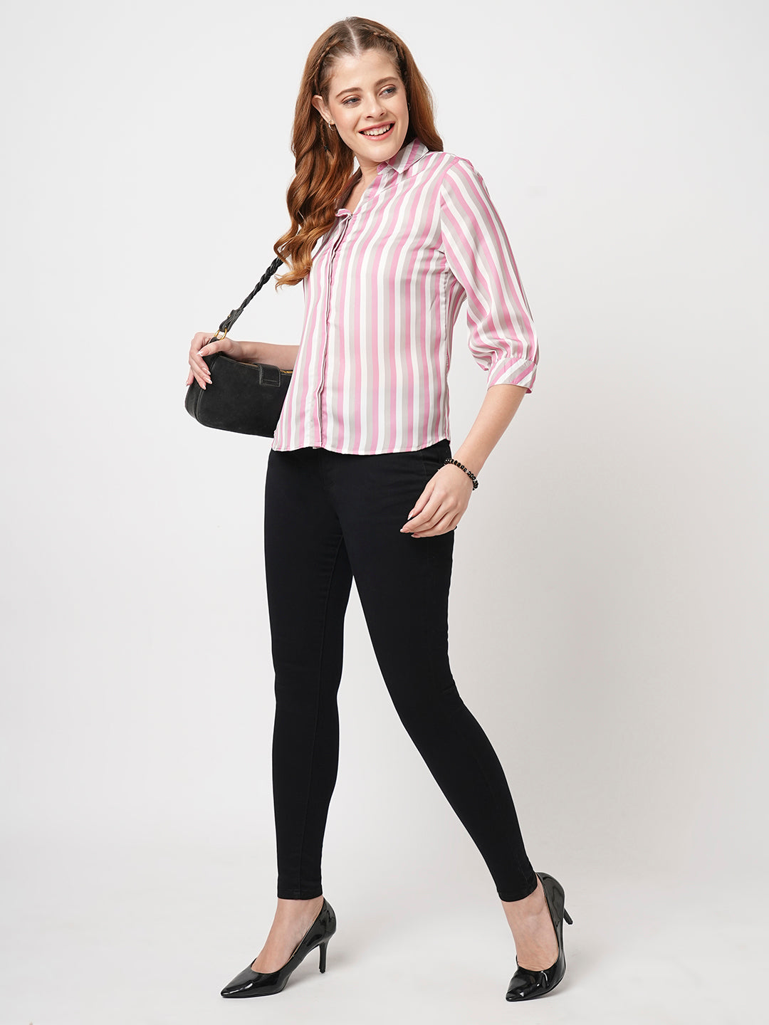 Women Black High-Rise Skinny Jeans