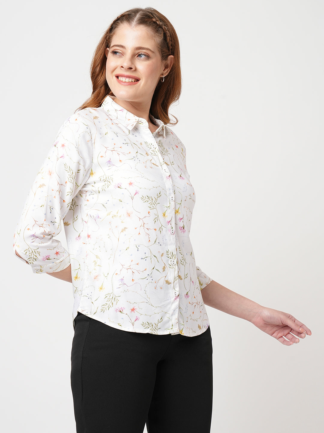 Women Floral Printed Shirt