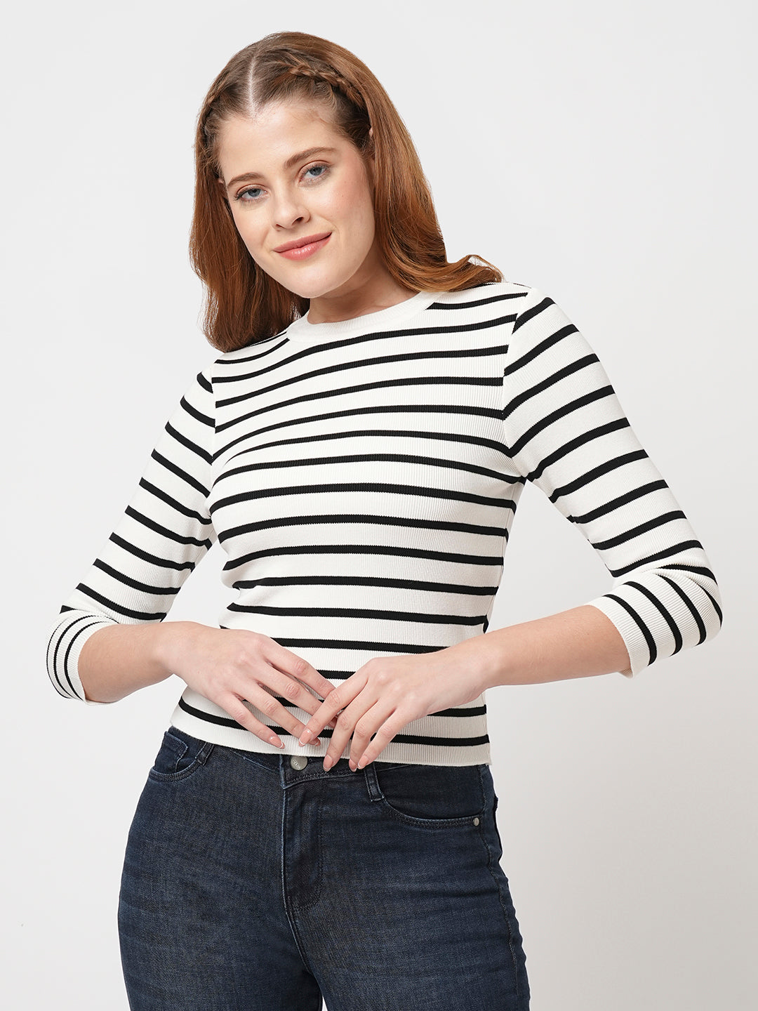 Women Striped T-Shirt