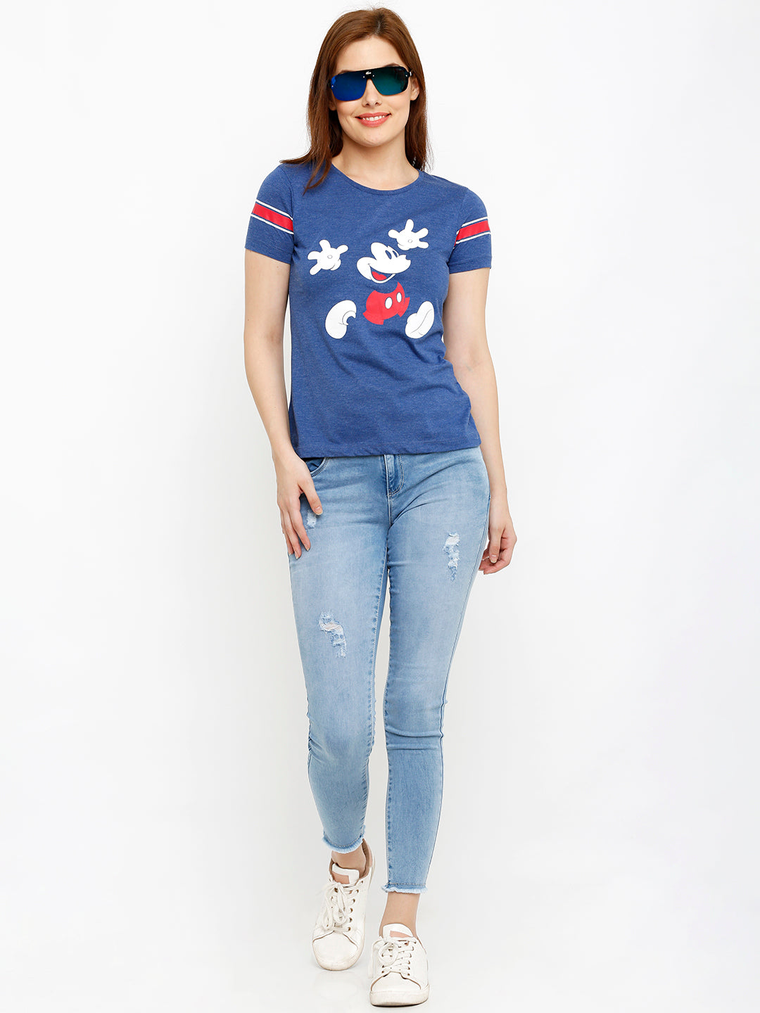 Women Light Blue High-Rise Super Skinny Jeans