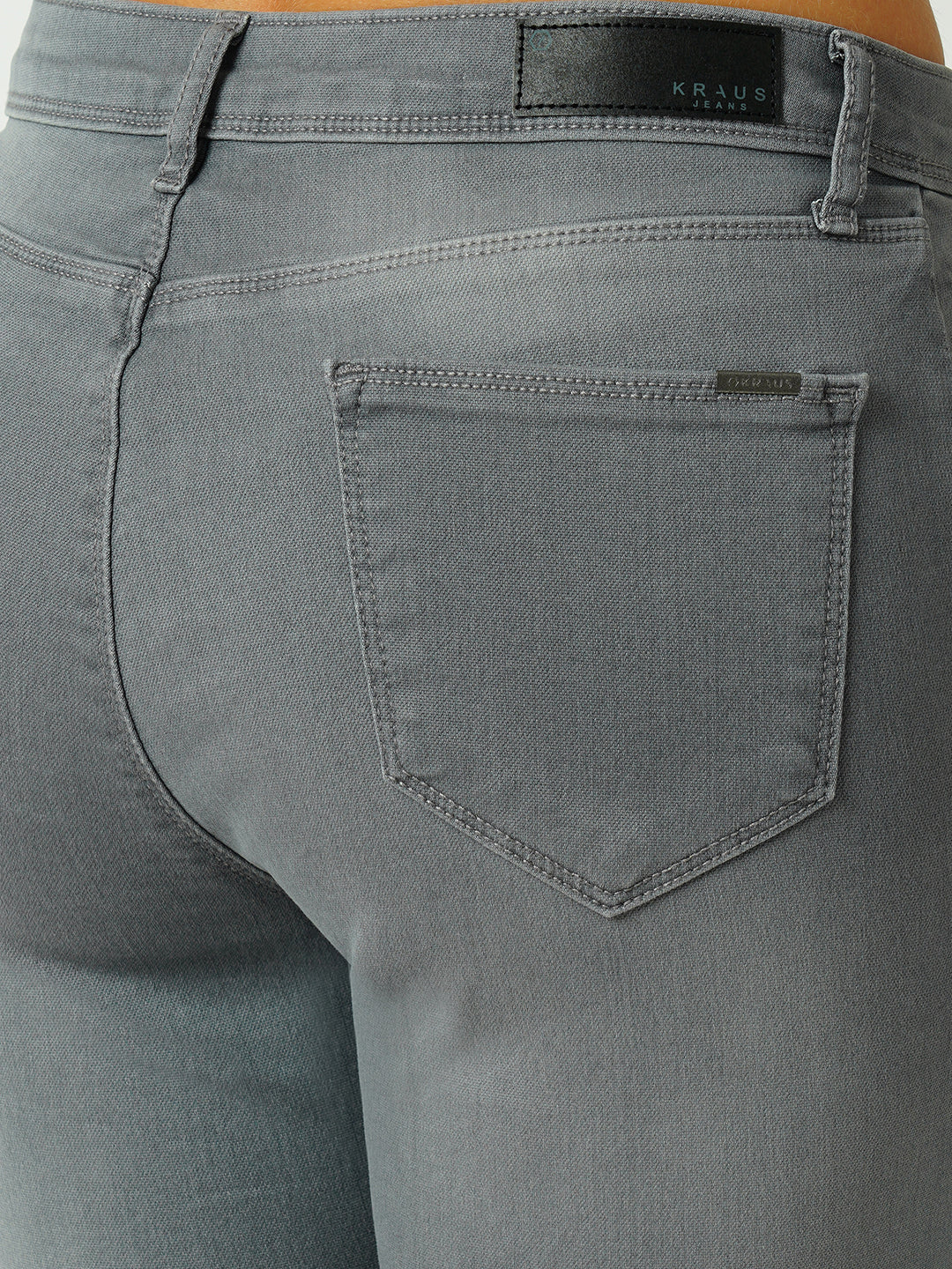 Women Grey High-Rise Skinny Jeans