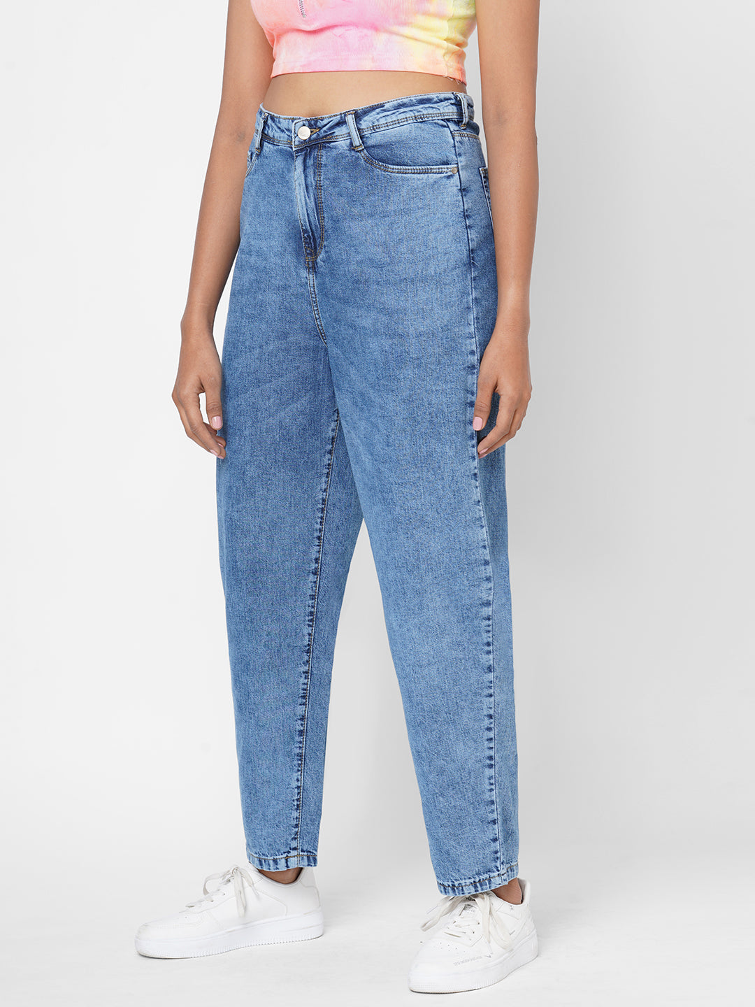 Women High-Rise Balloon Fit Jeans