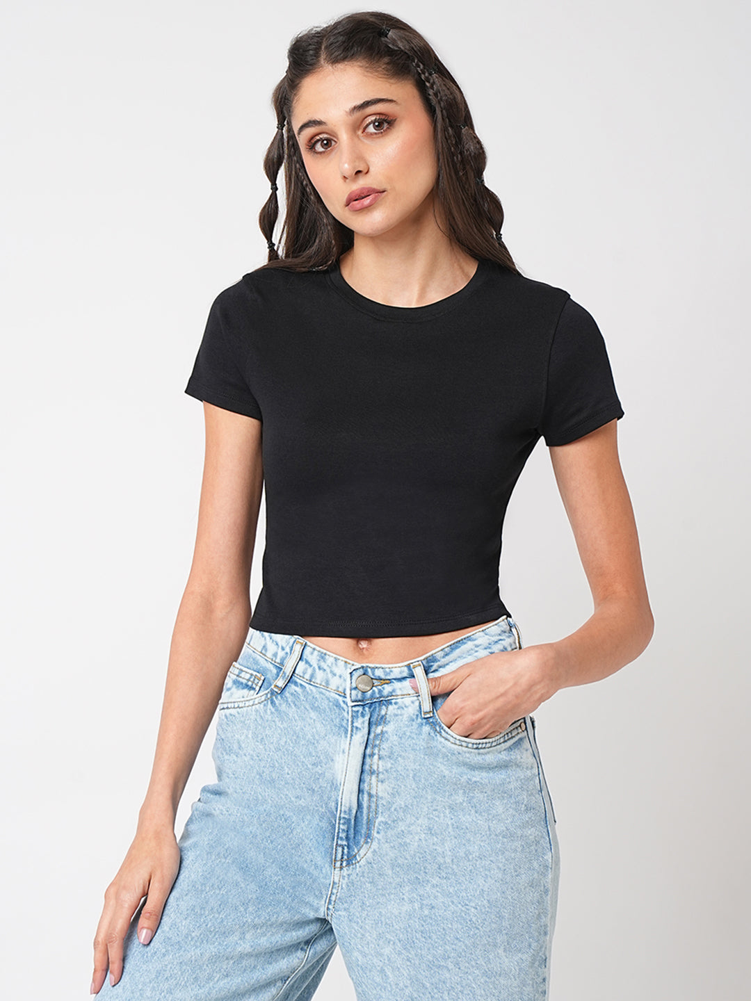 Women Genz Crop T-Shirt