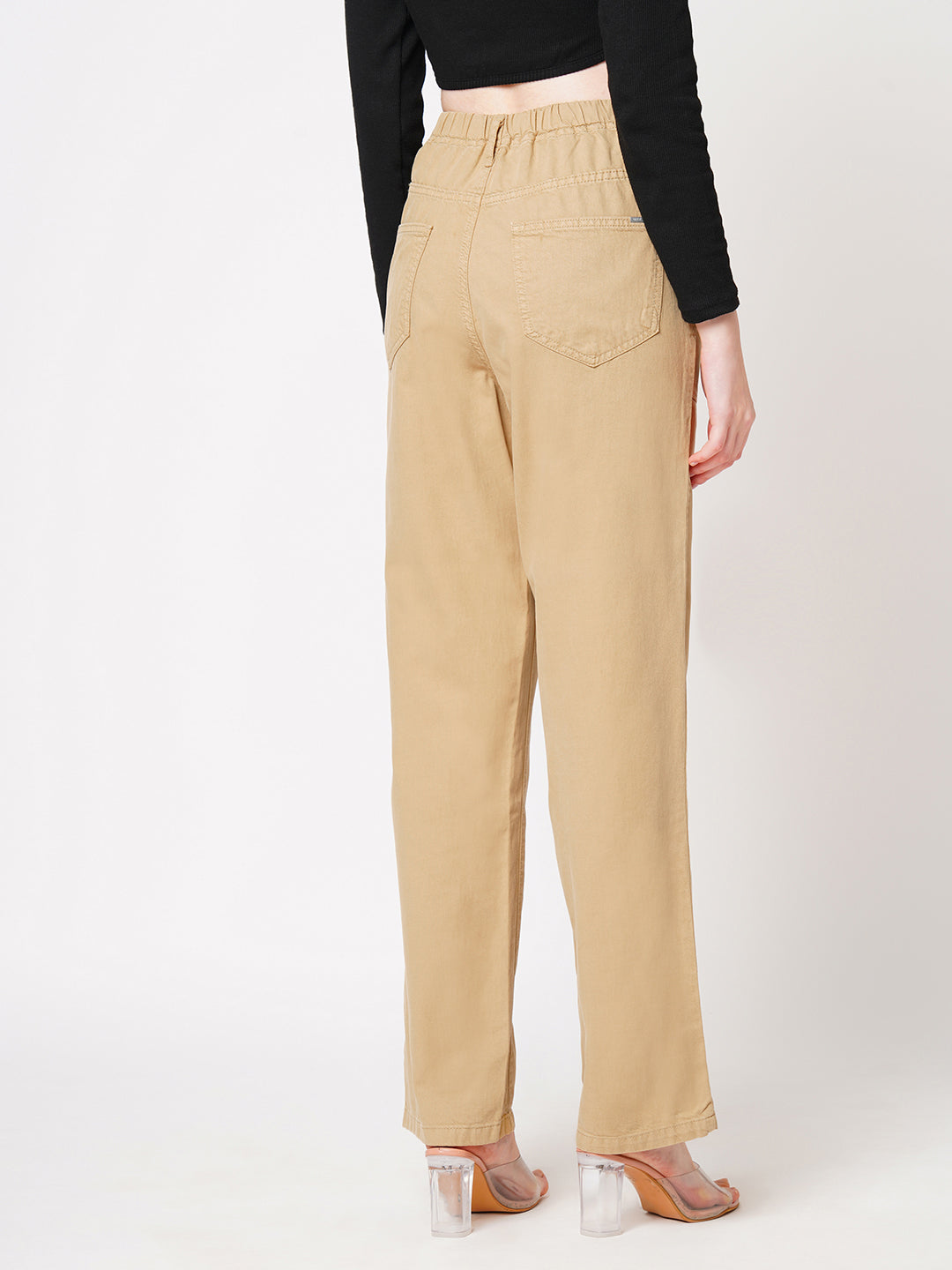 Women High-Rise Loose Straight Jeans