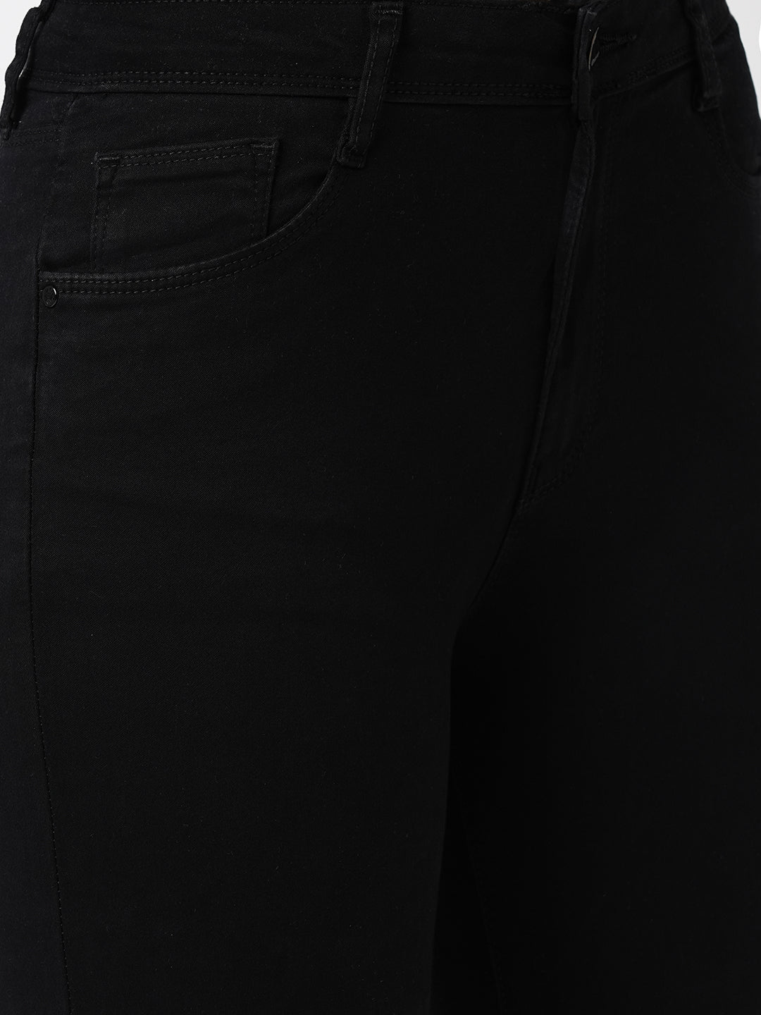 Women Black High-Rise Skinny Jeans