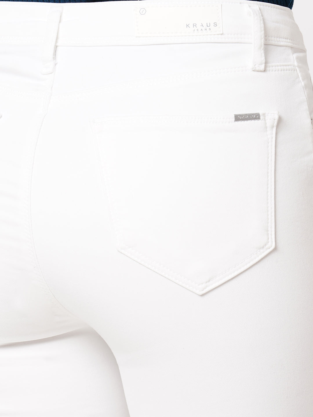 Women White High-Rise Skinny Jeans