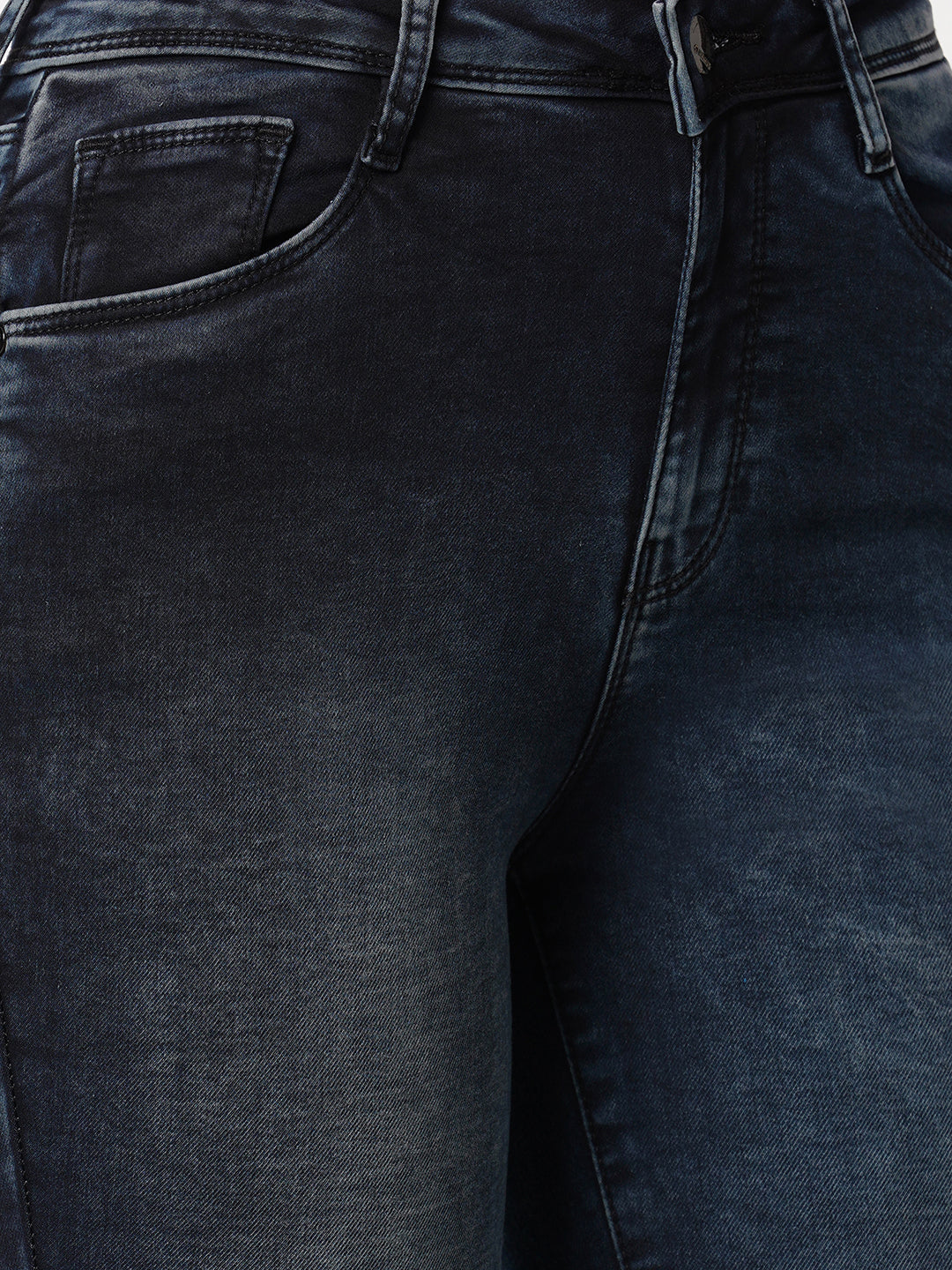 Women Carbon Black High-Rise Skinny Jeans