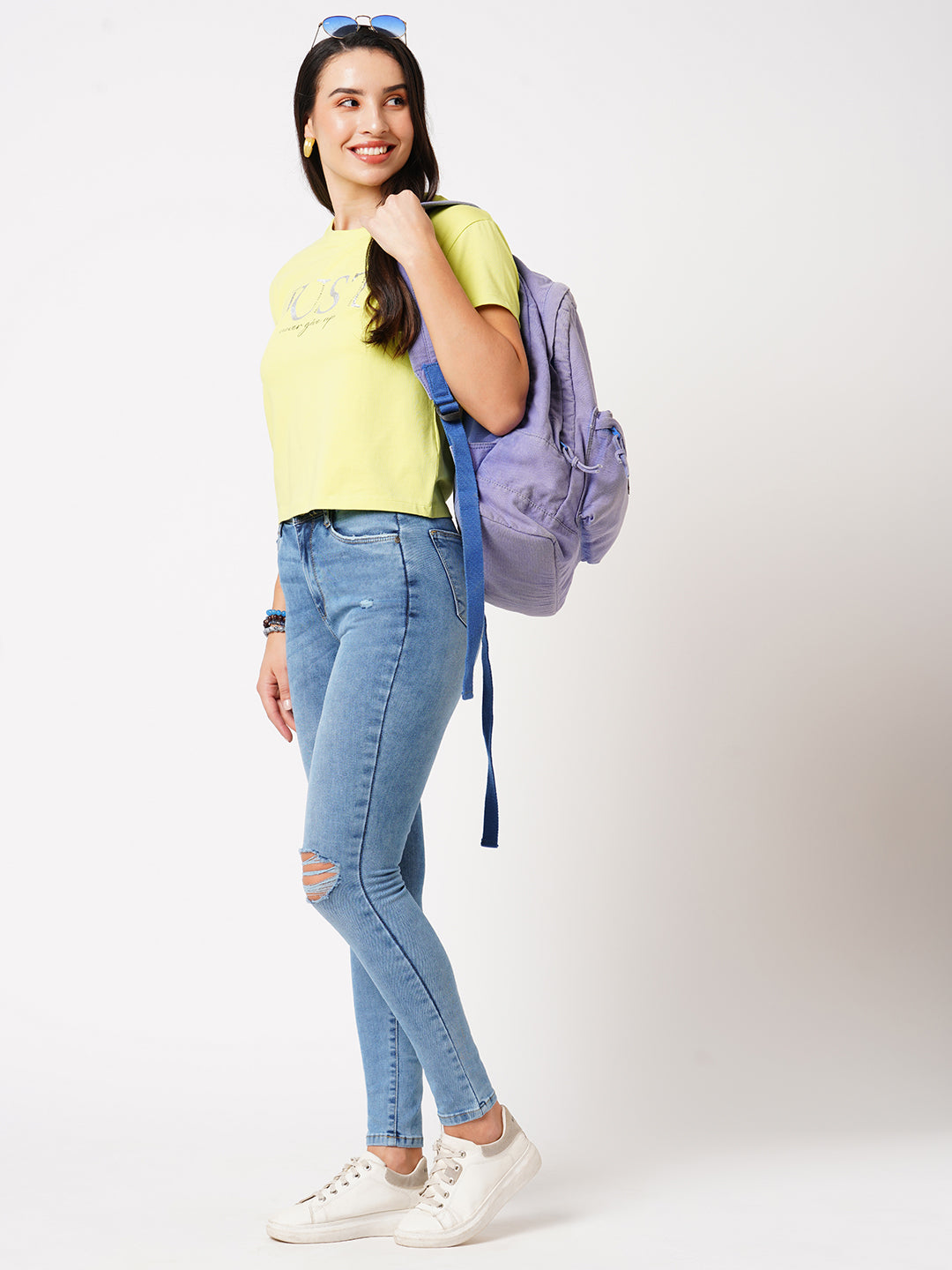 Women Blue Sky High-Rise Skinny Jeans