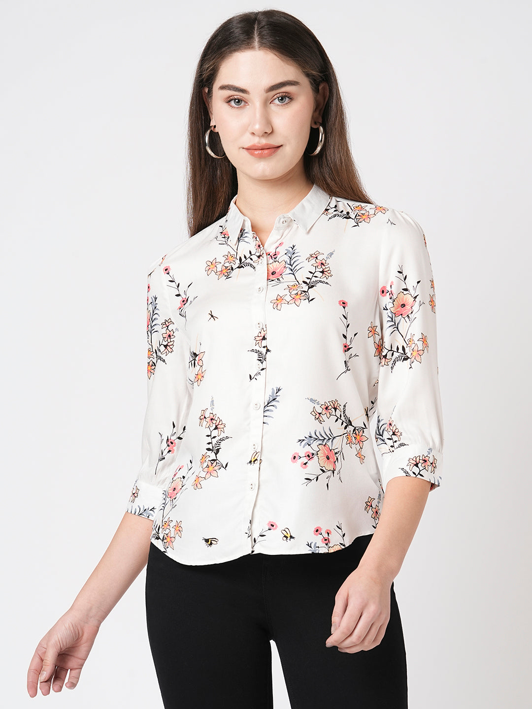 Women Floral Printed Shirt