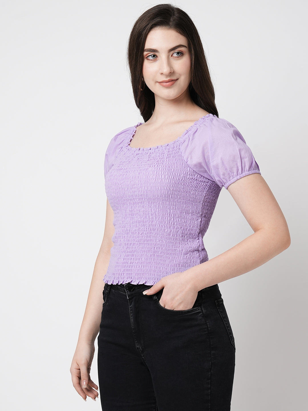 Women Lilac Top
