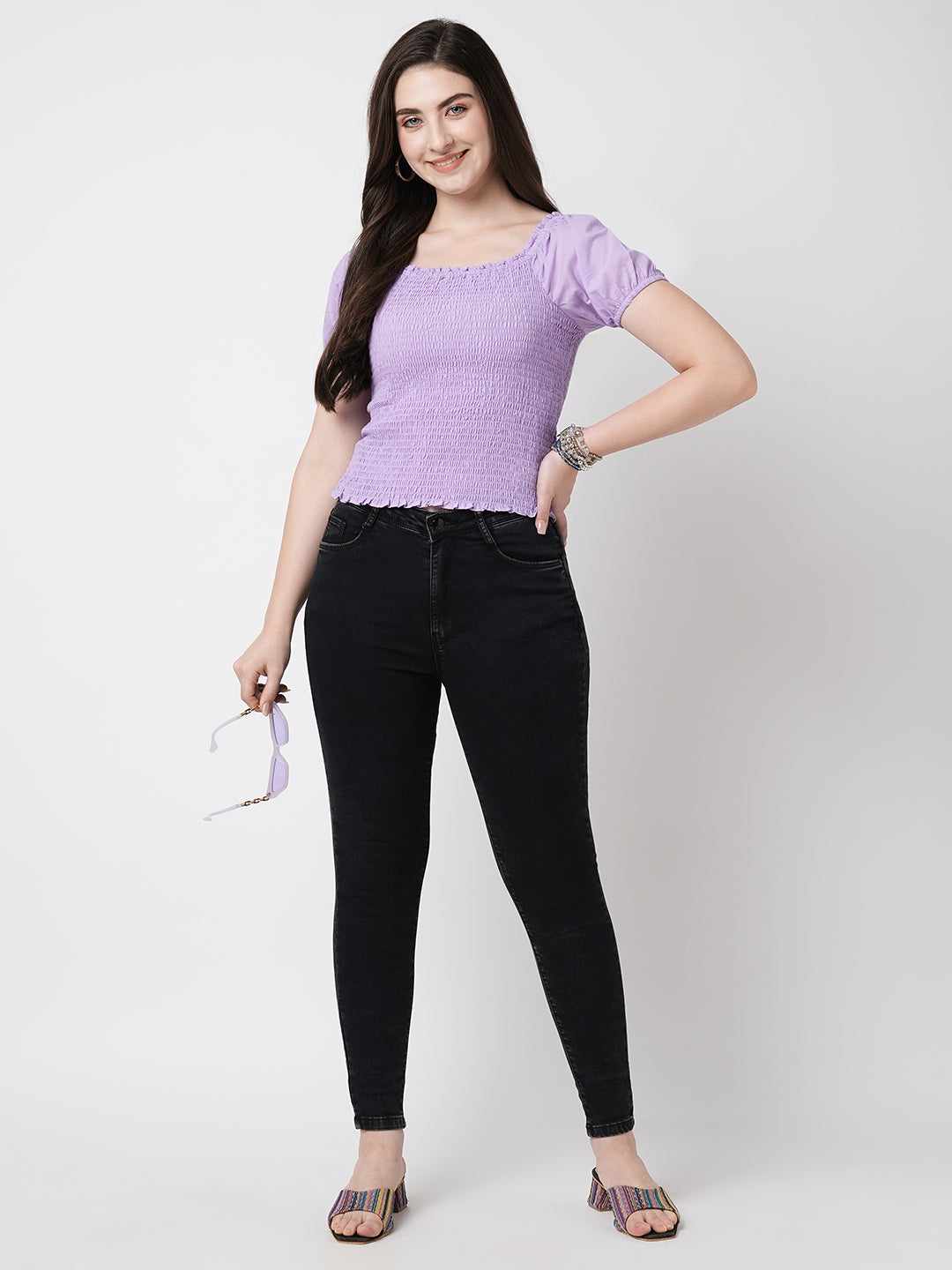 Women Lilac Top
