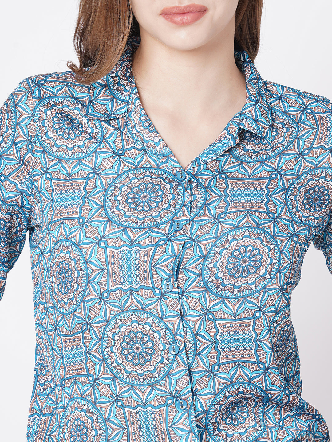 Women Kaleidoscope Printed Shirt