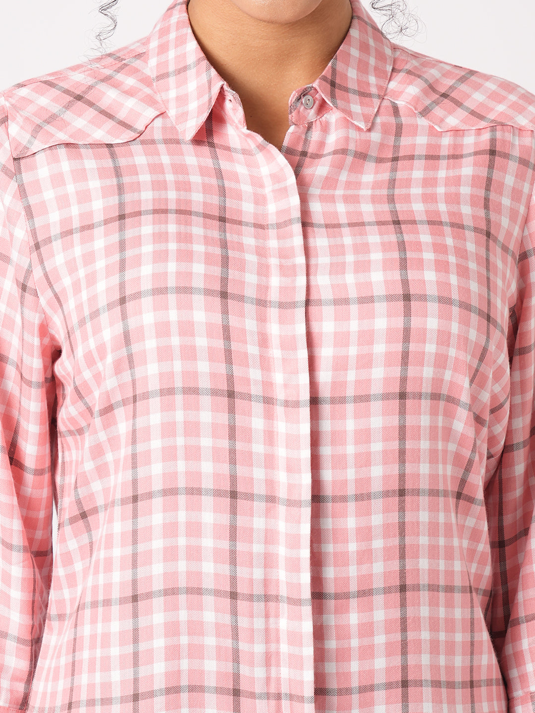 Women Checked Shirt