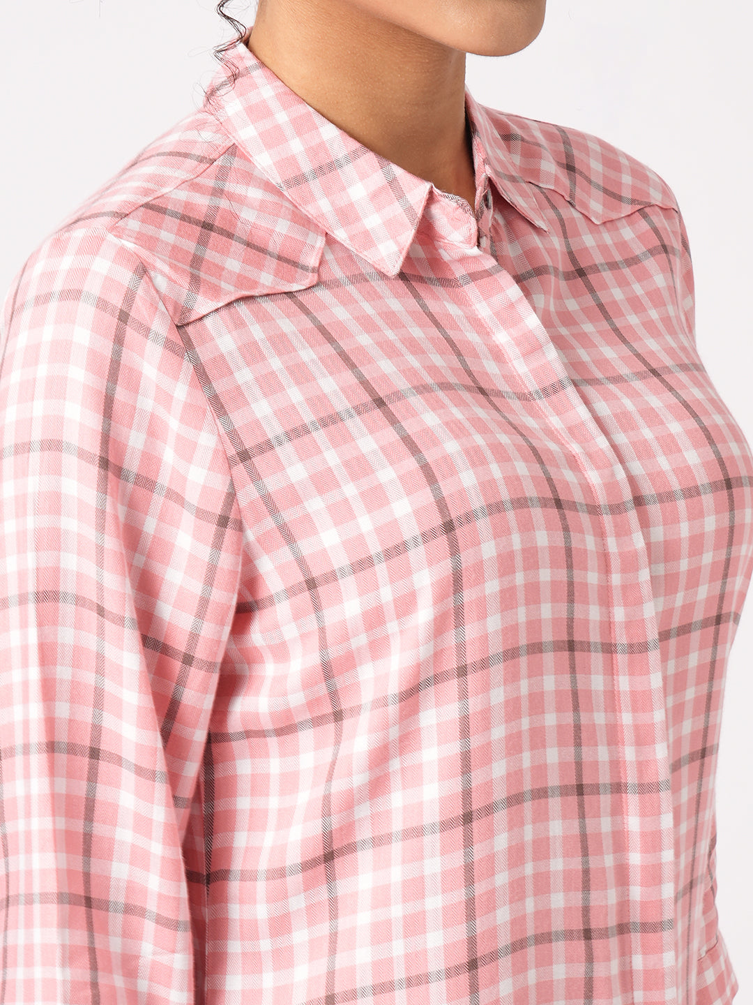 Women Checked Shirt