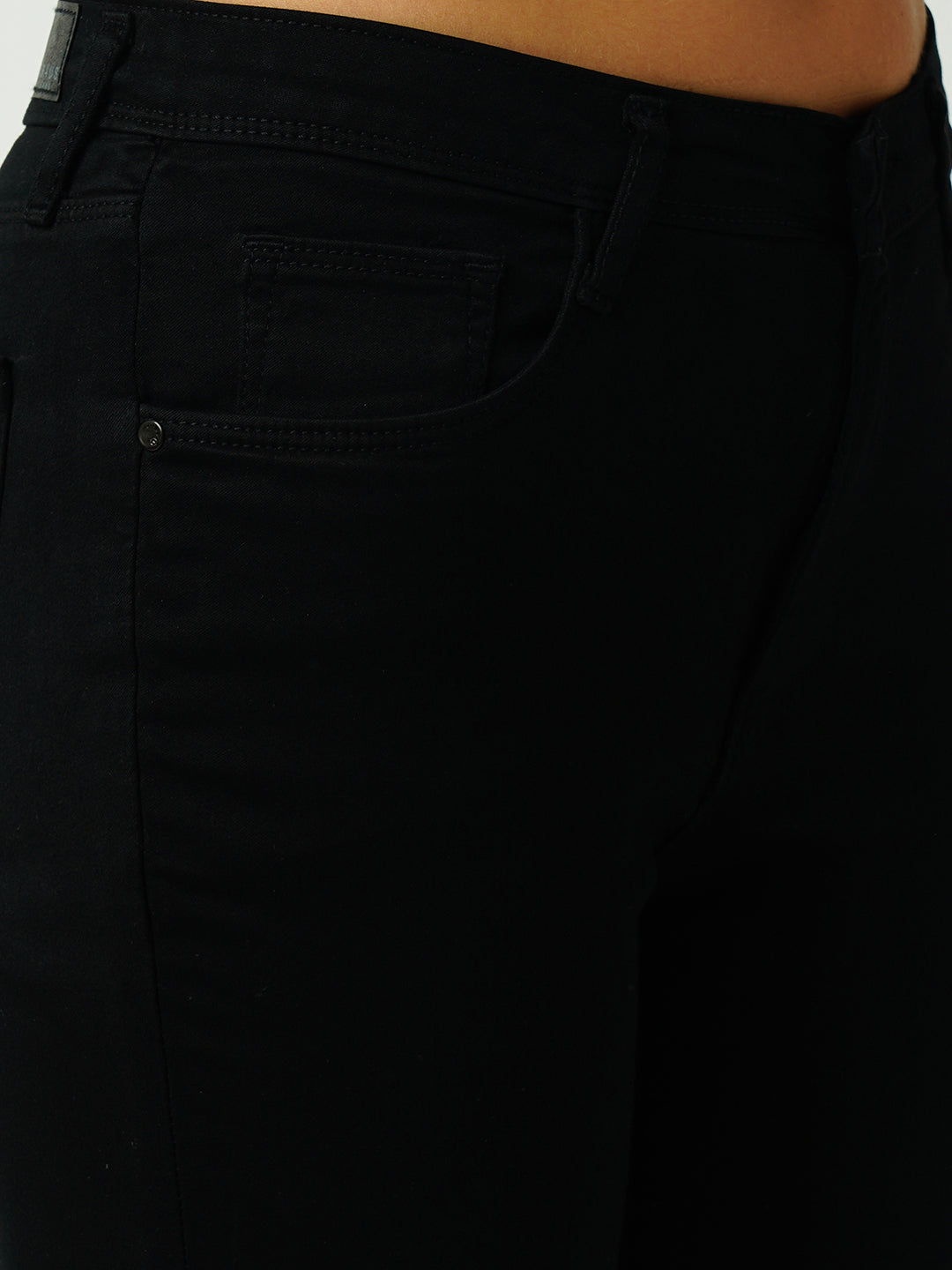 Women Black High-Rise Slimming Skinny Jeans