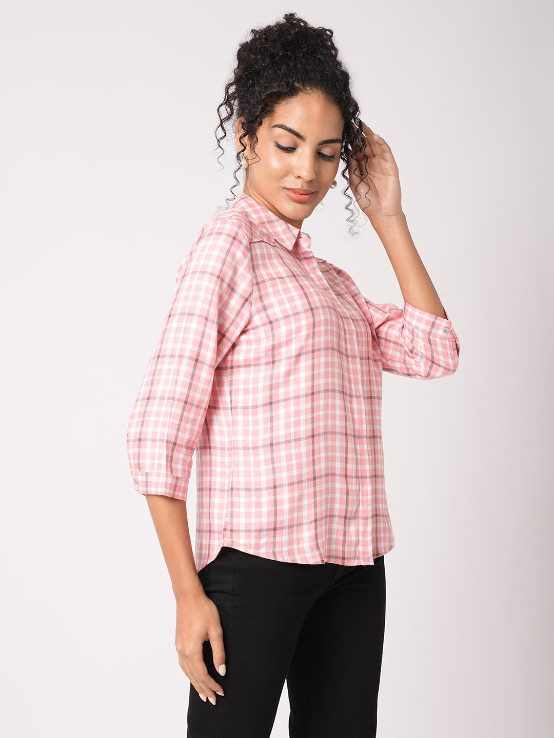 Women Checked Shirt