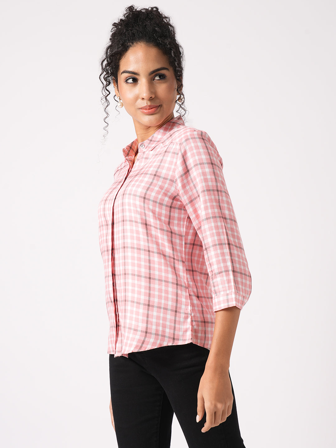 Women Checked Shirt
