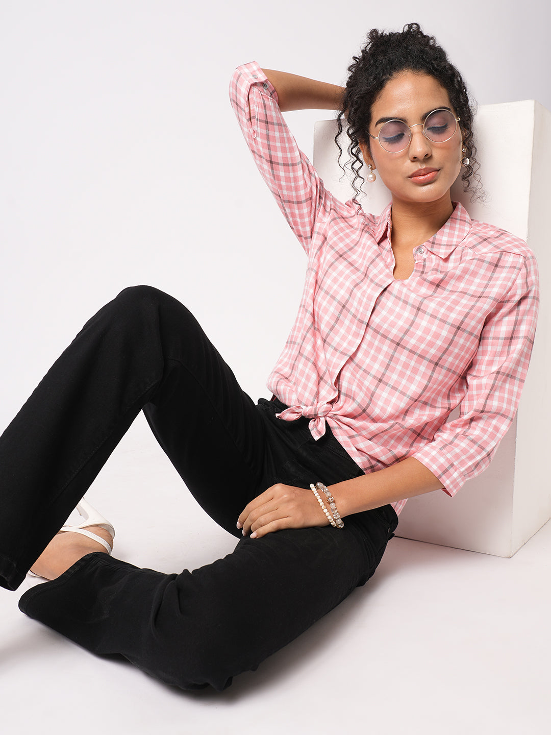 Women Checked Shirt