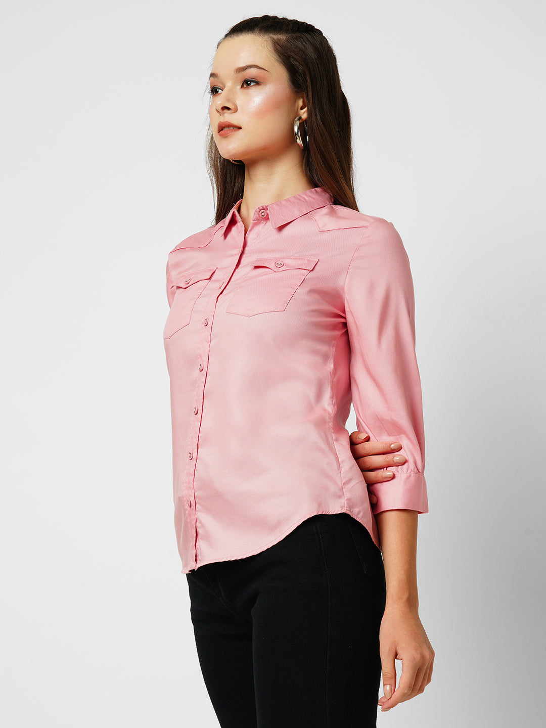 Women Blush Pink Shirt