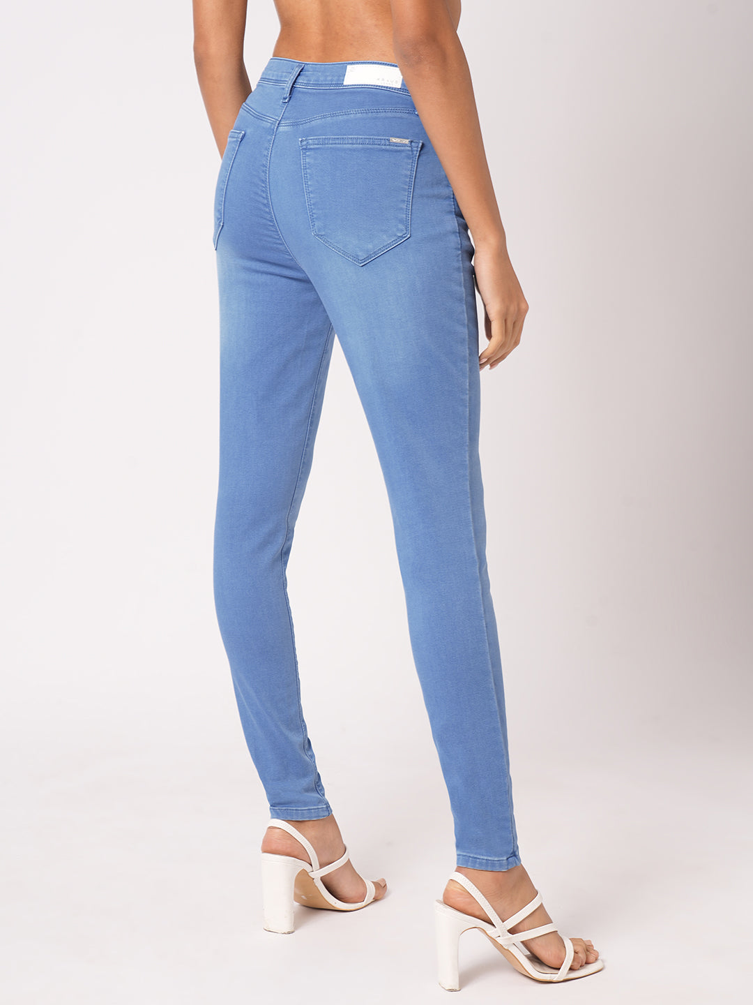 Women Bruno Blue High-Rise Skinny Jeans