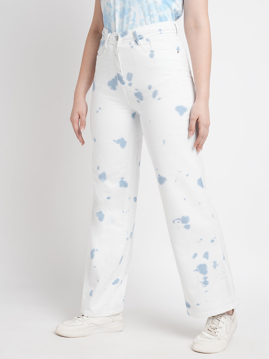Women High-Rise Wide Leg Jeans