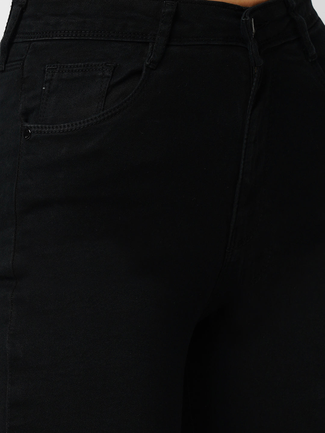 Women Black Sky High Skinny Jeans