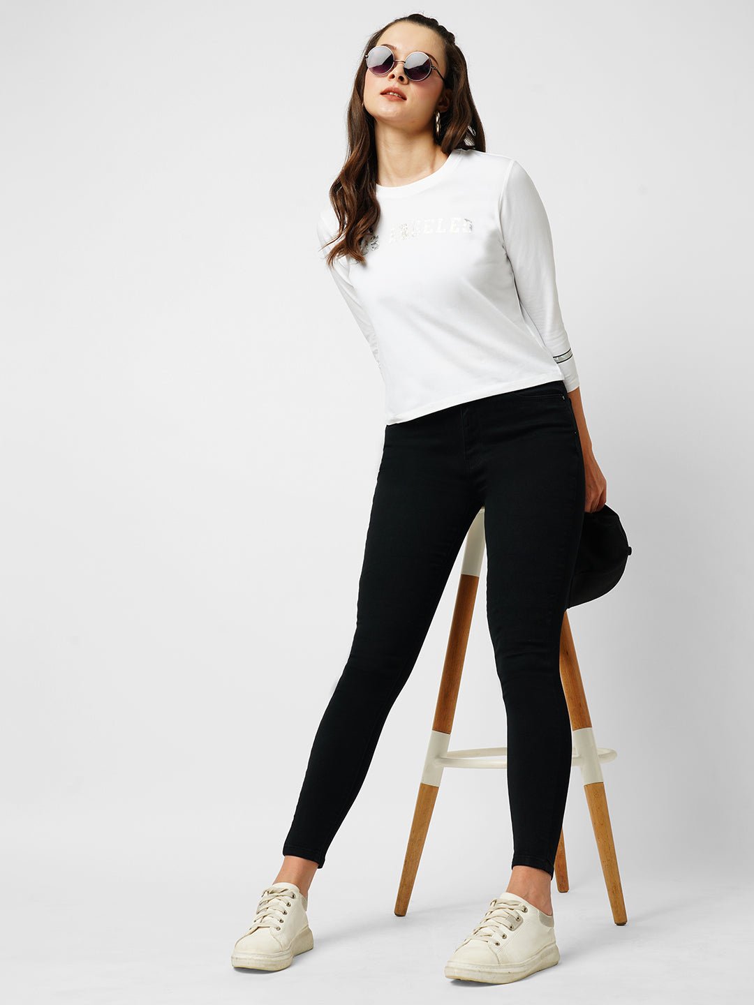 Women Sky High-Rise Skinny Fit Jeans