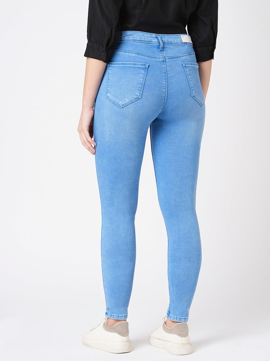 Women Bruno Blue High-Rise Skinny Jeans