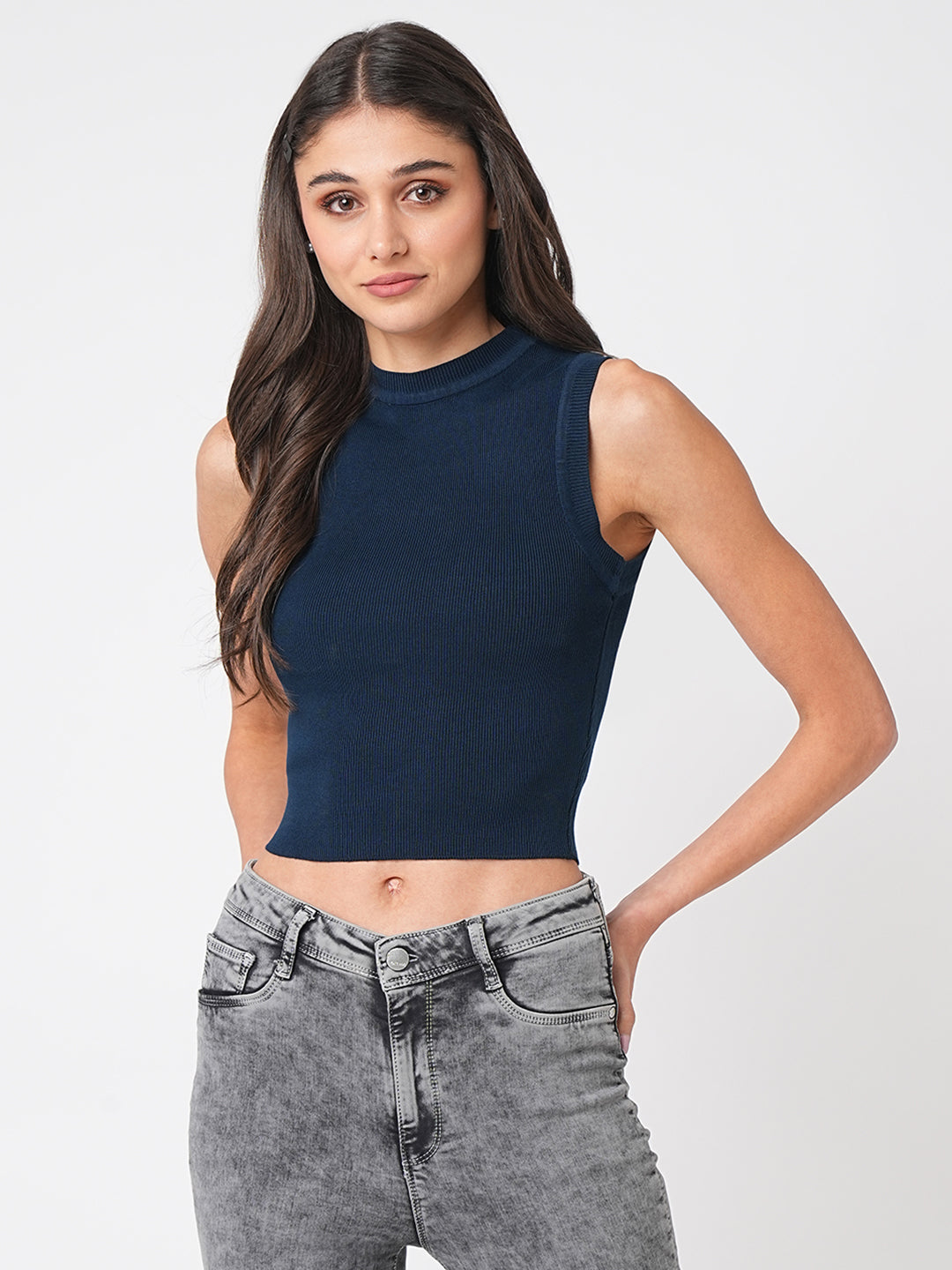Women Airforce Flat Knit Top