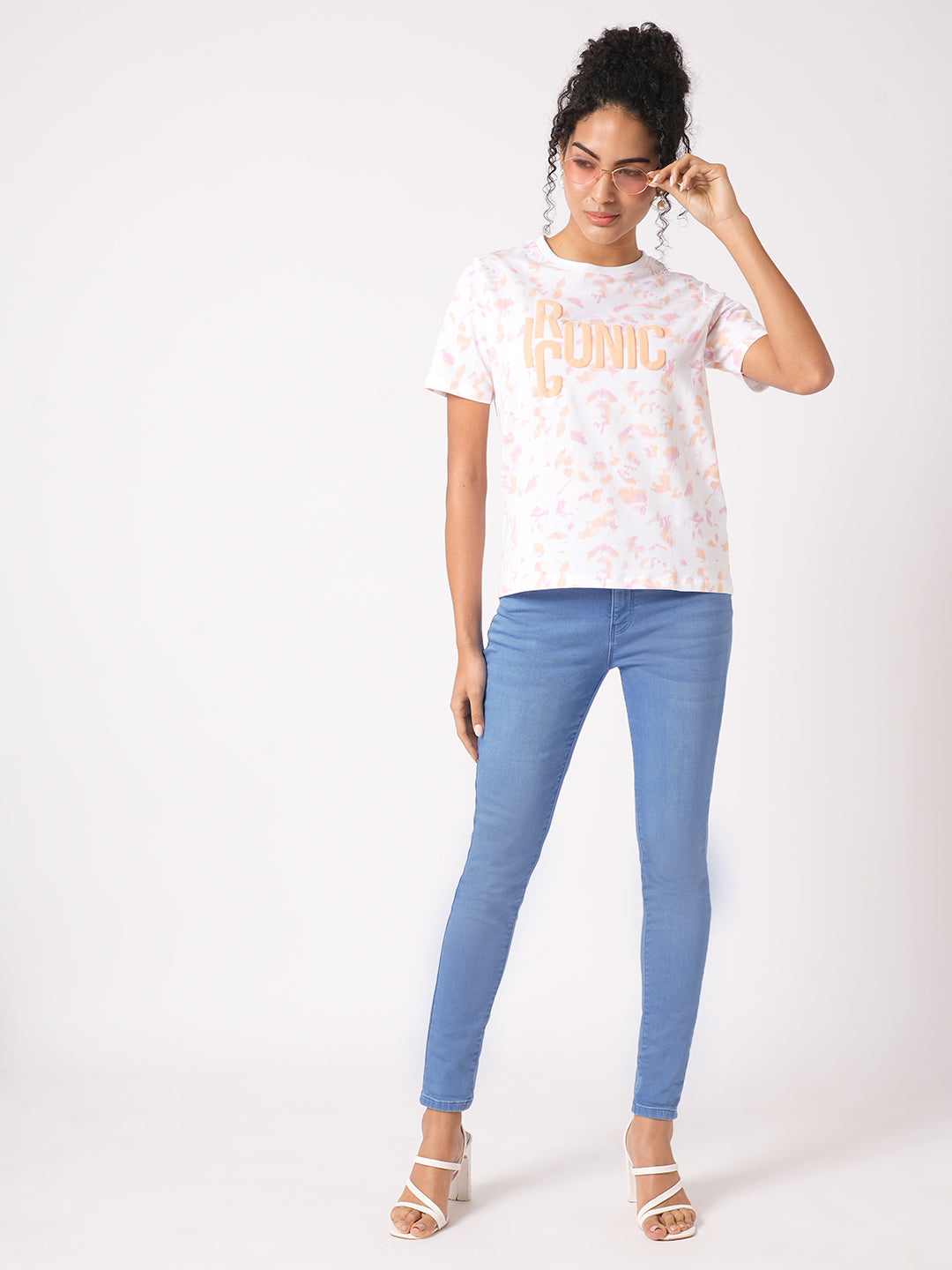 Women Bruno Blue High-Rise Skinny Jeans