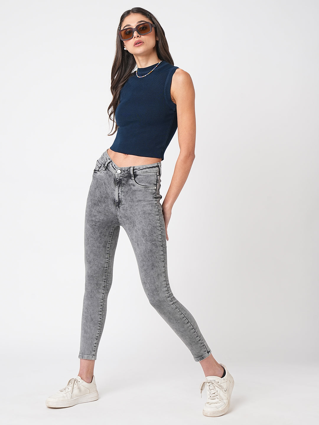 Women Airforce Flat Knit Top