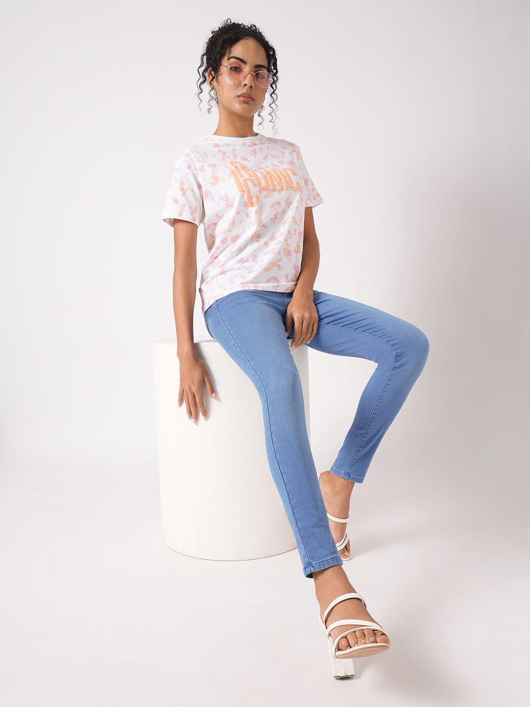 Women Bruno Blue High-Rise Skinny Jeans