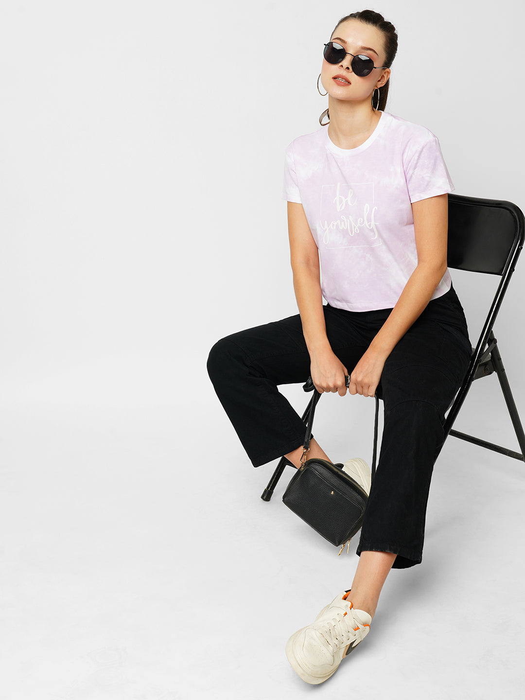 Women Black Mid-Rise Skinny Cargo
