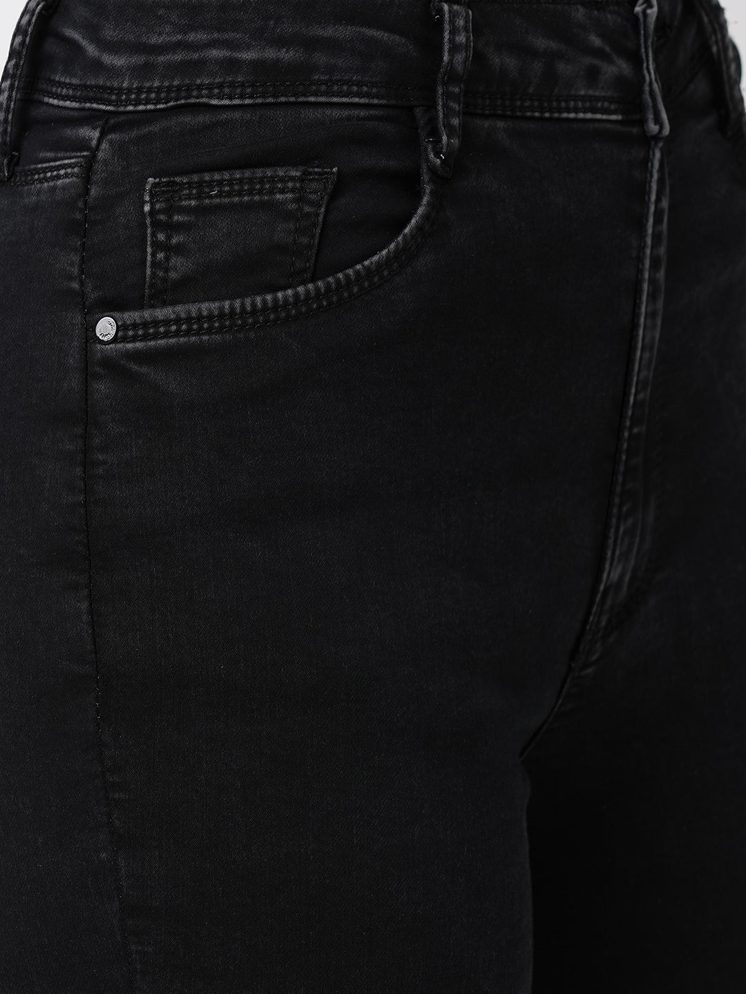 Women Carbon Black High-Rise Super Skinny Jeans