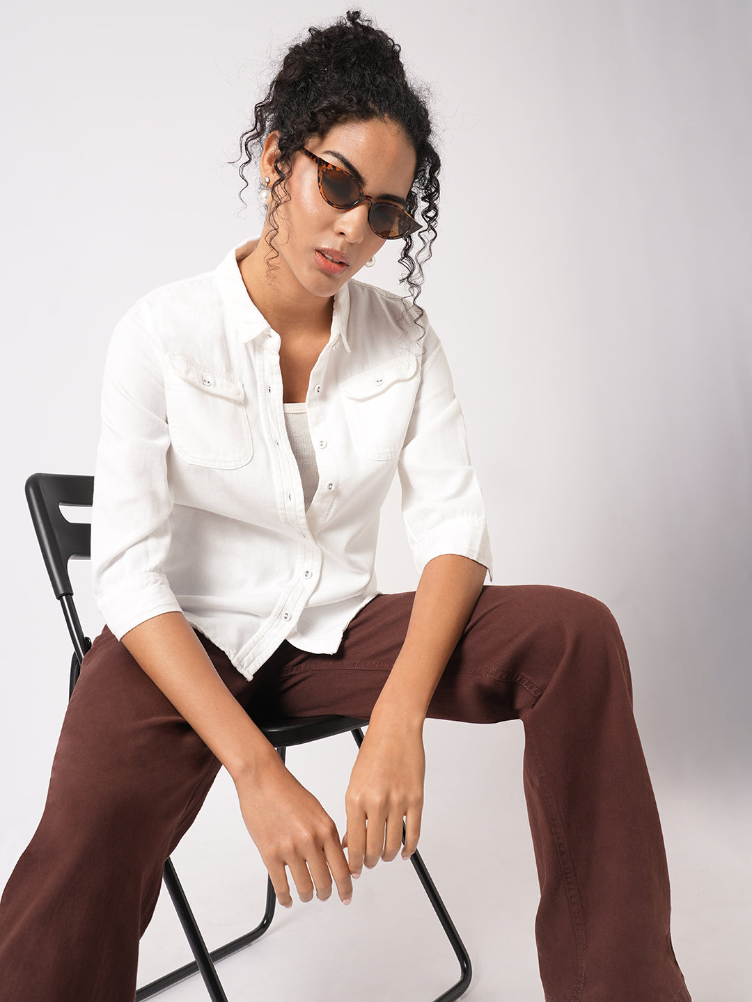 Women Solid Shirt