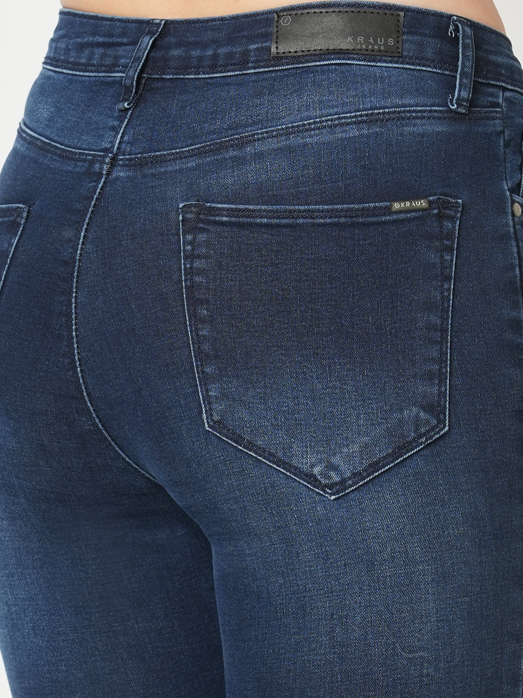 Women Dark Blue High-Rise Skinny Jeans