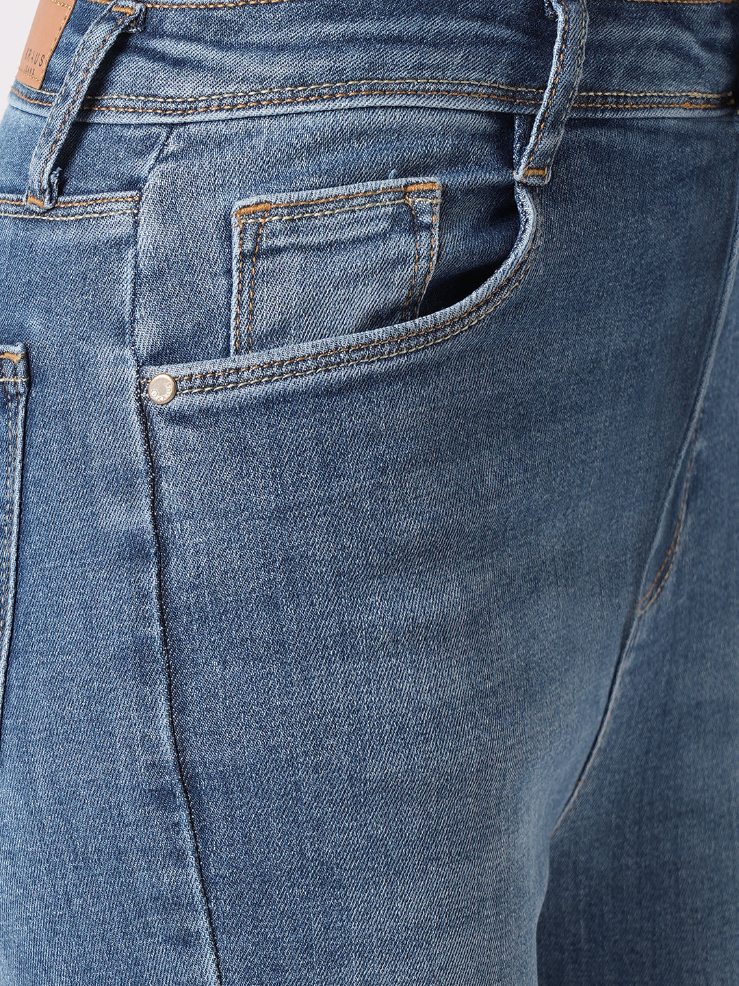 Women Blue Sky High-Rise Skinny Fit Jeans