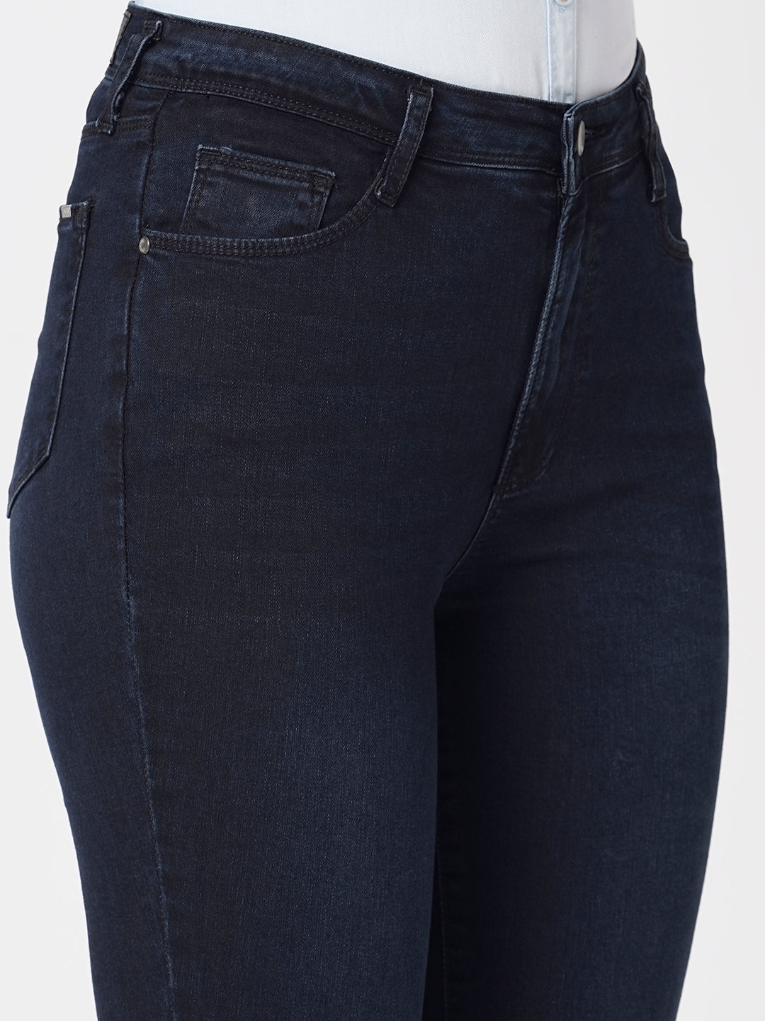 Women Blue/Black Super High-Rise Super Skinny Jeans