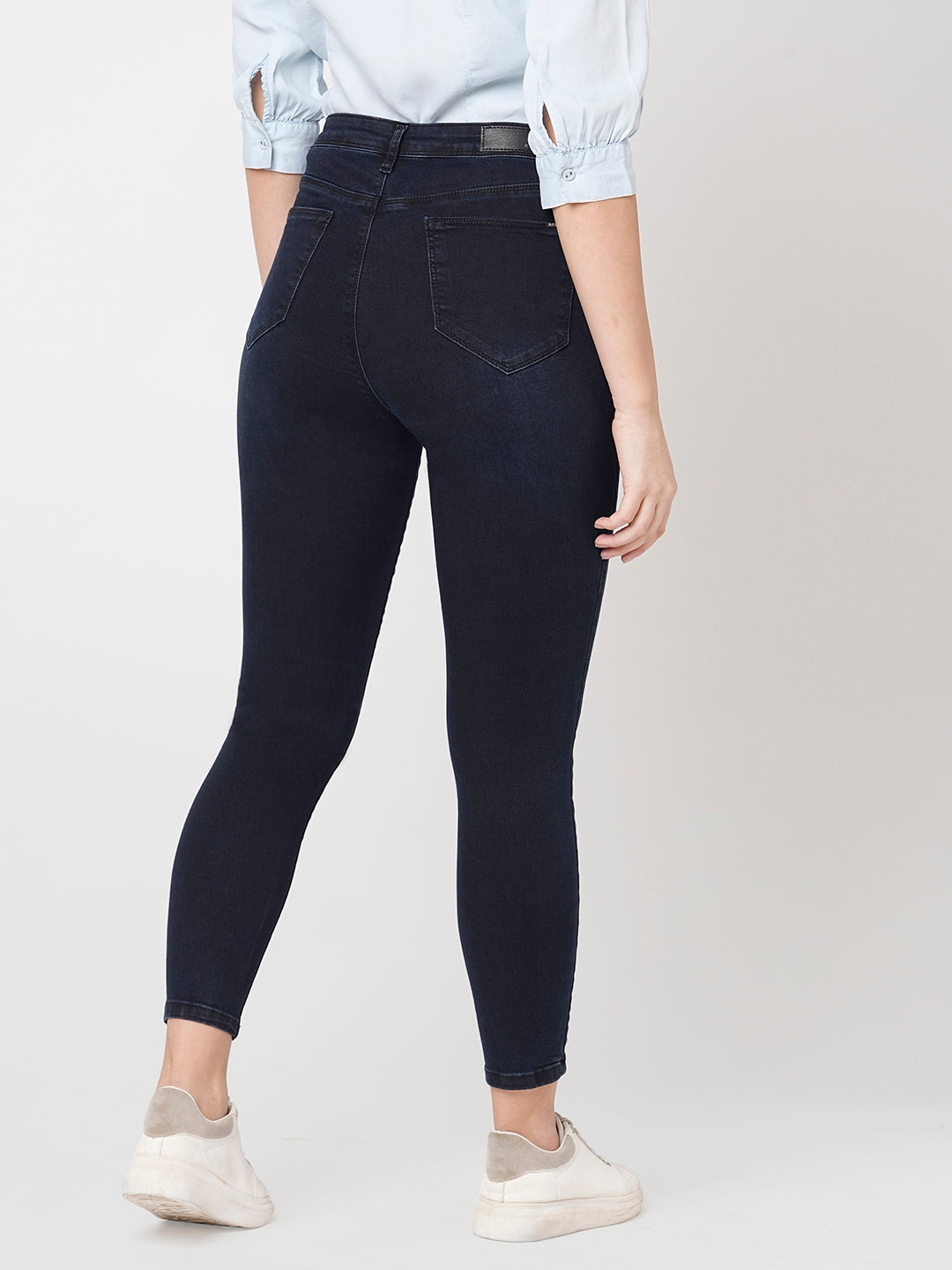 Women Blue/Black Super High-Rise Super Skinny Jeans
