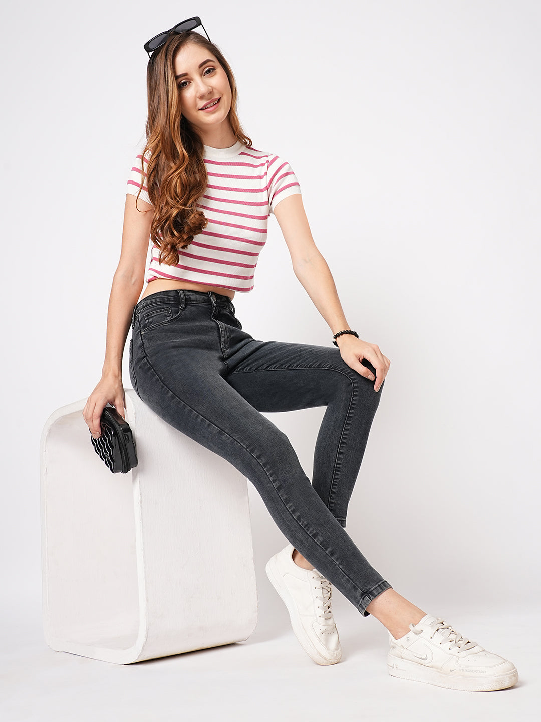 Women High-Rise Skinny Jeans