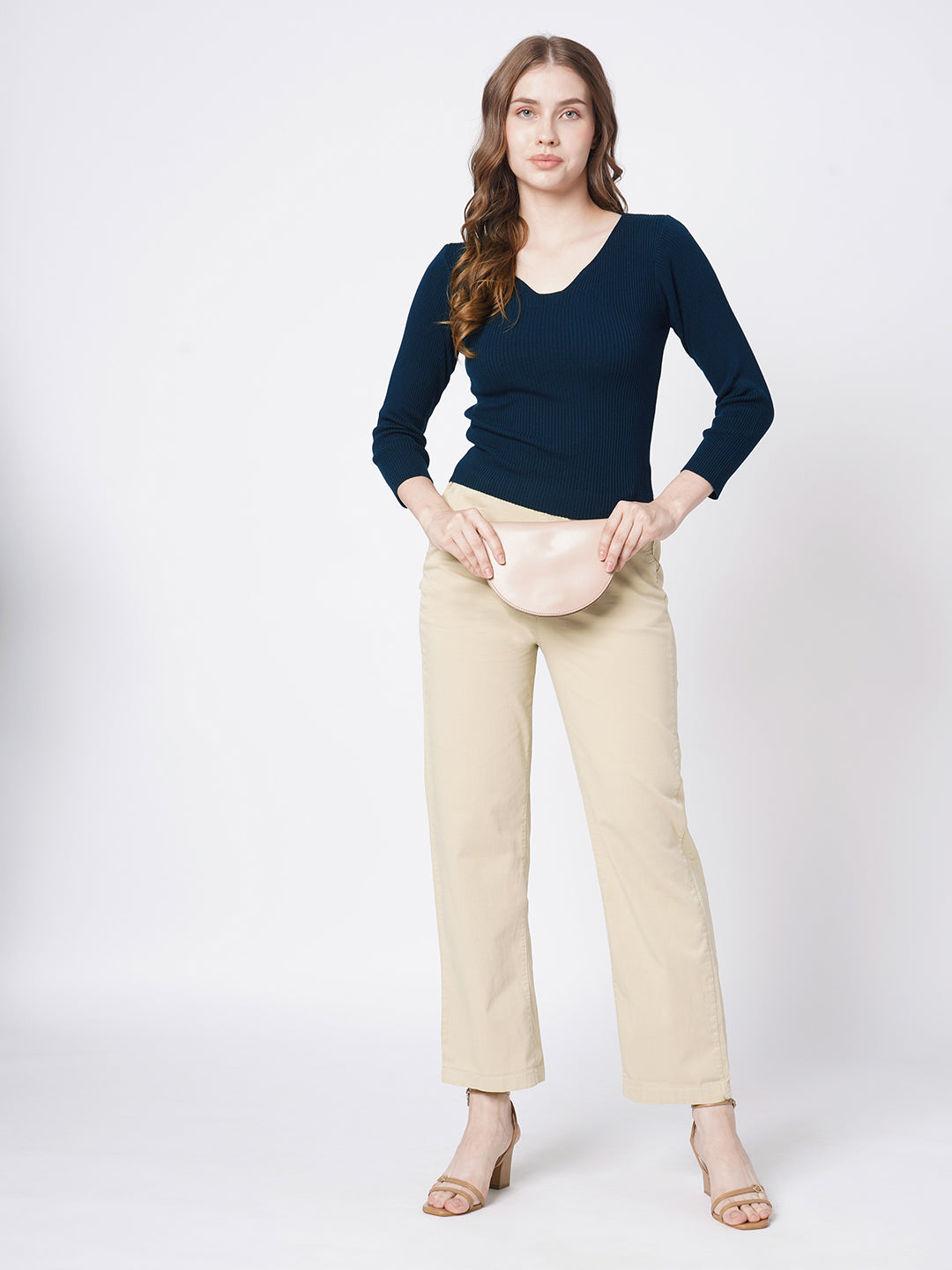 Women Ribbed T-Shirt