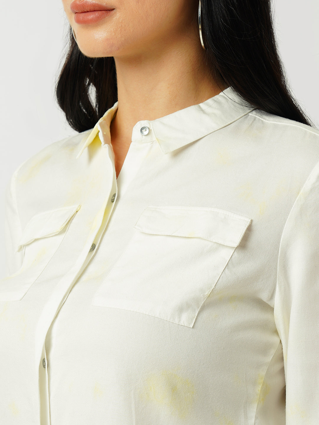 Women Lime Tie/Dye Shirt