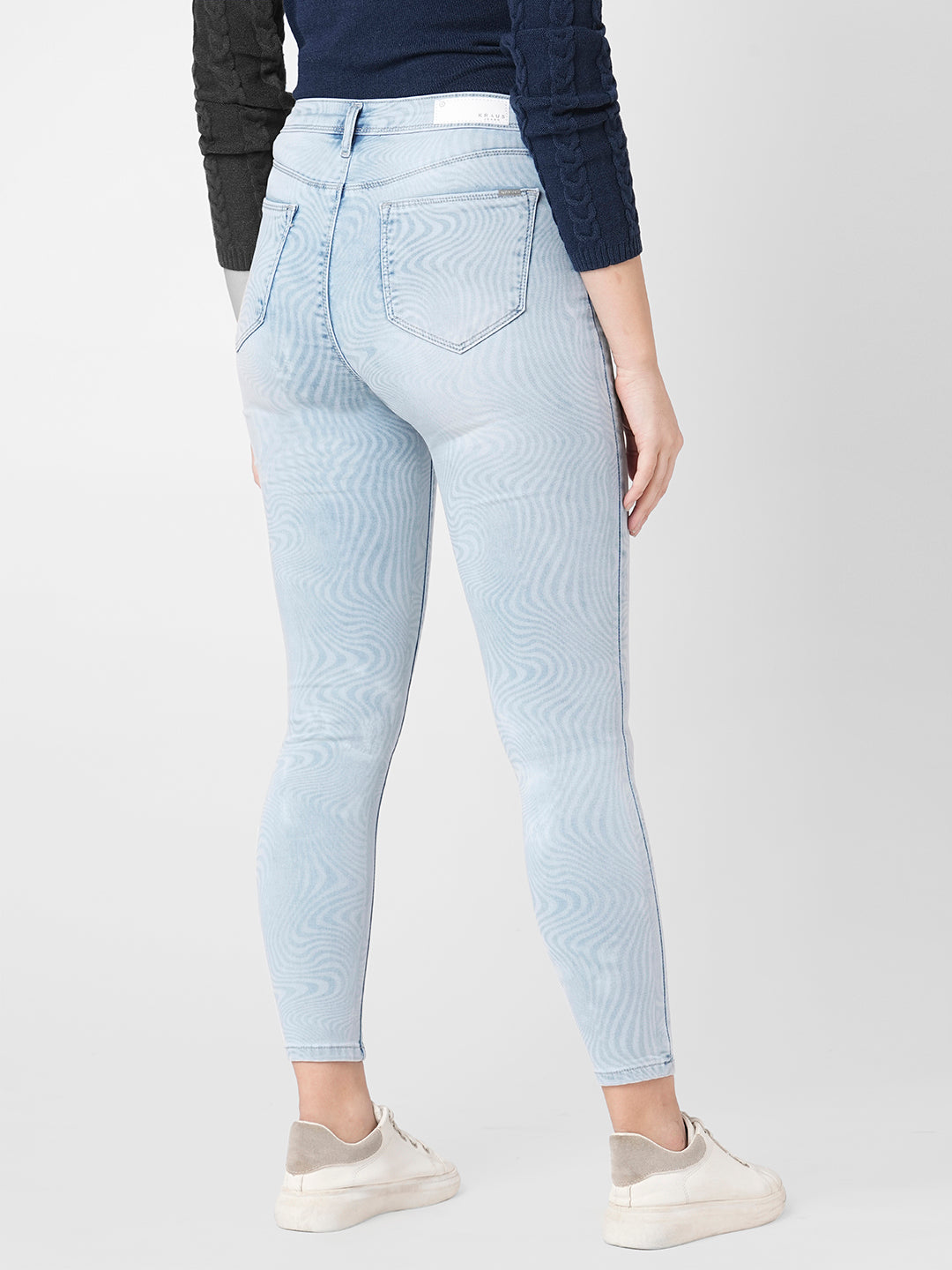 Light Blue Mid-Rise Skinny Jeans