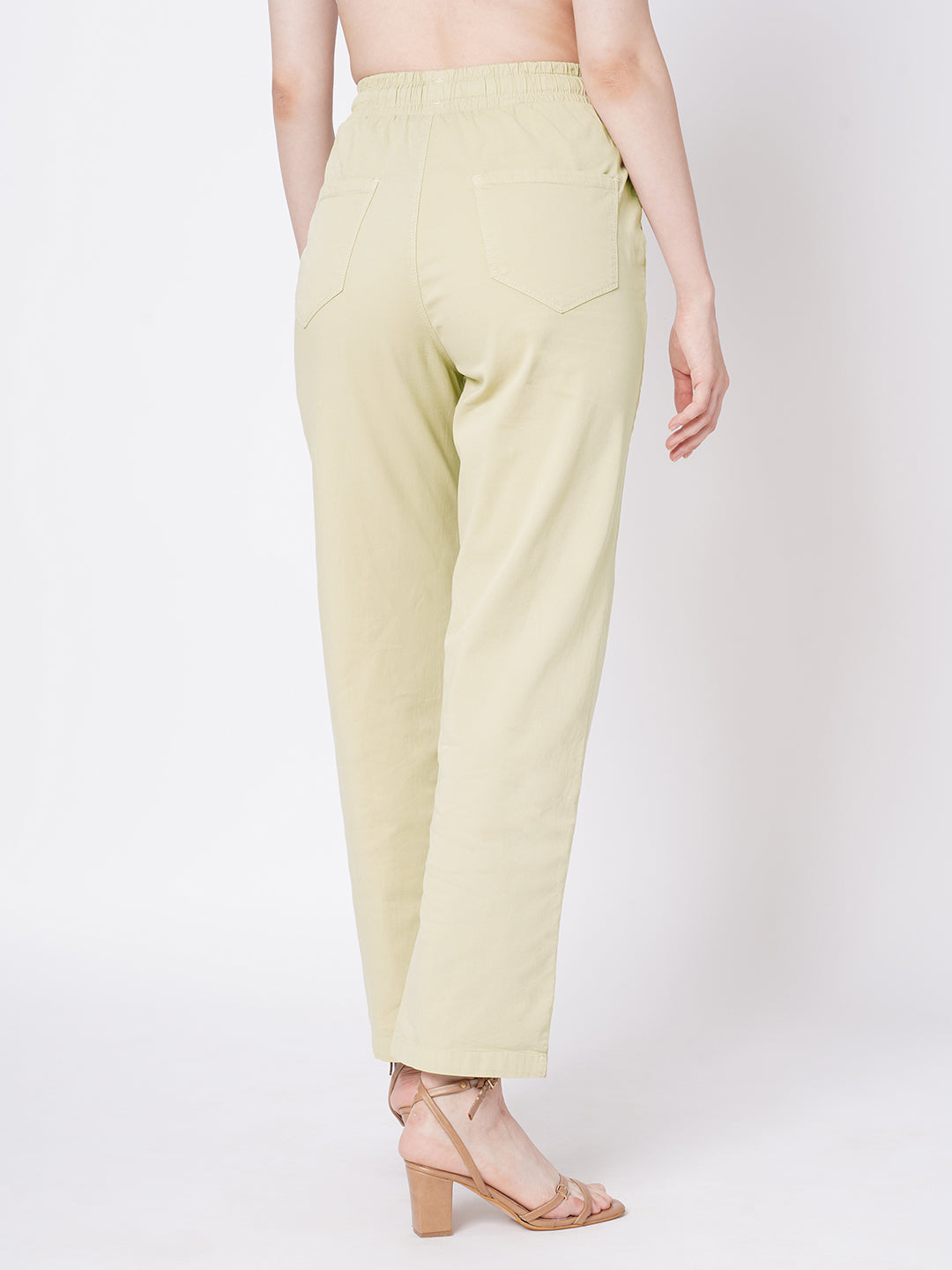 Women Beige Joggers