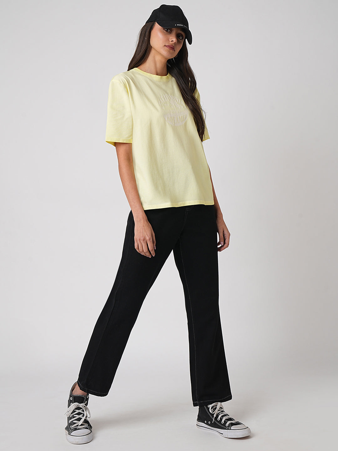 Women High-Rise Loose Straight Jeans